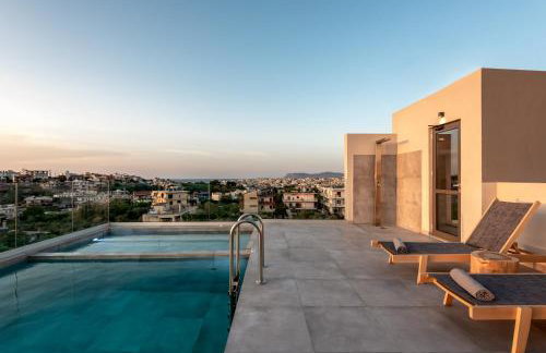 Soleado Villa Chania rooftop heated pool - Foto 27