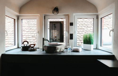 Lehm & Fachwerk Dach-Apartment - Claycation - Foto 6