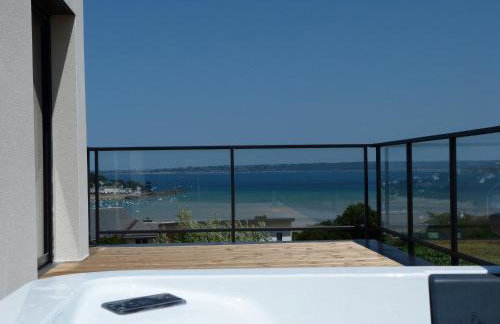 Maison contemporaine avec vue mer, piscine intérieure, classée 5 étoiles - Foto 11