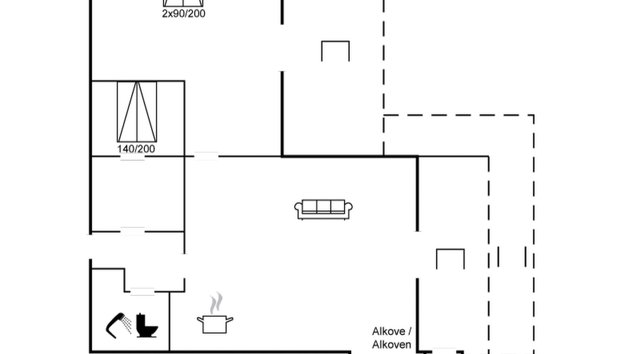 "Katrina" - 50m to the fjord - Foto 2, Floorplan