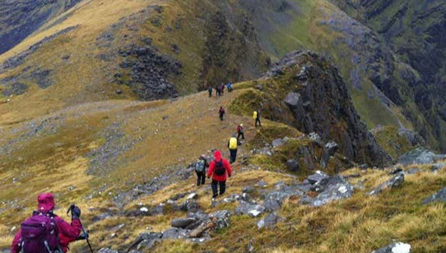 Trekking por el Diamond Hill