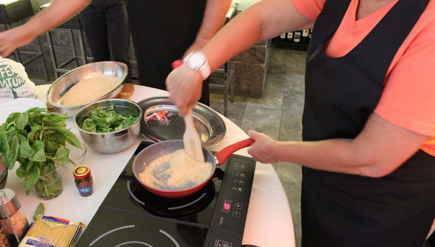 Cozinhando receitas típicas