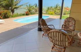 Chalé com piscina privada vista mar-Zumbi-RN - Foto 27