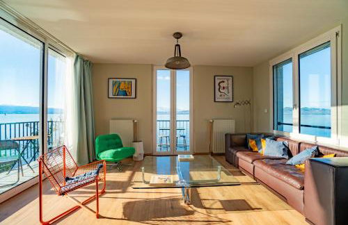 La Villa du Lac - Appartements de vacances - Les pieds dans l'eau - Foto 6