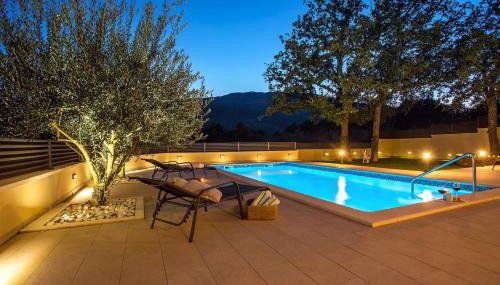 VILLA SKURA private heated pool 32m2, summer kitchen, 4 bedrooms, garden - Foto 1, Garden