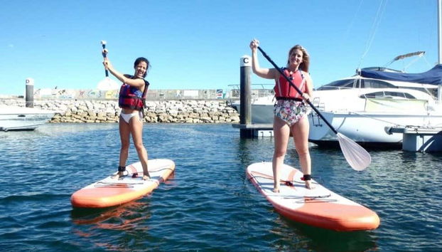 Un bon moment passé en stand-up paddle
