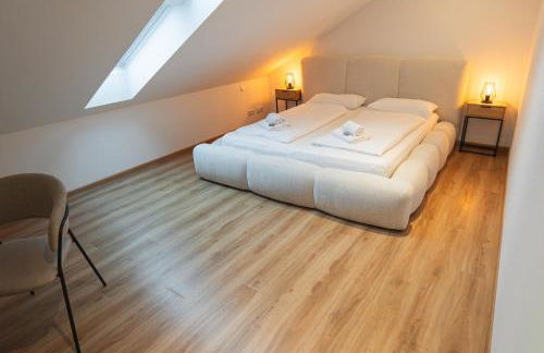 MaMa-Apartments - Netflix, Balkon, Kaffee & Tee, WIFI, Waschmaschine, familienfreundlich, kostenloser Parkplatz - 125 qm - Foto 10