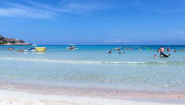 Bathe in clear water