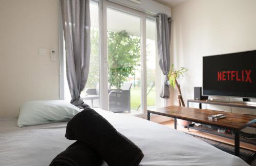 L'Ovalie Appartement T2 CLIMATISÉ et JARDIN - Foto 6
