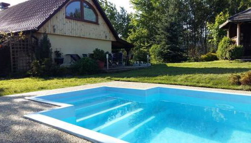 Dom Grabowa z sauną , podgrzewanym basenem i balią z hydromasażem - Foto 2, Garden view