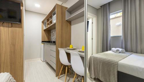 09- Studio lindamente decorado! Ideal para casal!!! - Foto 4