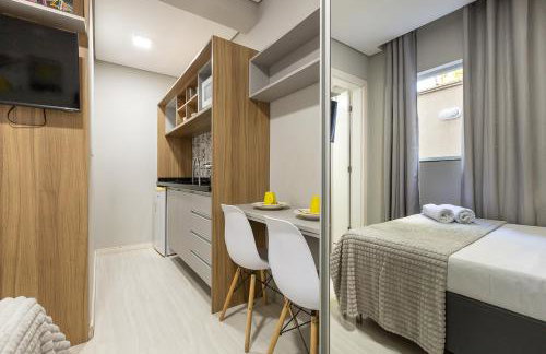 09- Studio lindamente decorado! Ideal para casal!!! - Foto 4