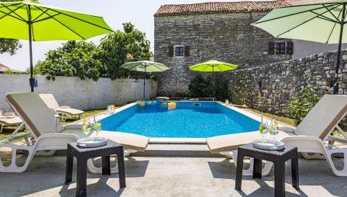 Villa Barbara - Orihi - Foto 3, Garden, sunbed, Garden view