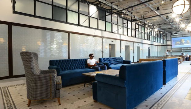 Zona de estar del vestíbulo