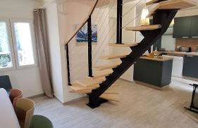 Villa 8 pers, 4 ch, jardin, clim 200m de la plage - Foto 6