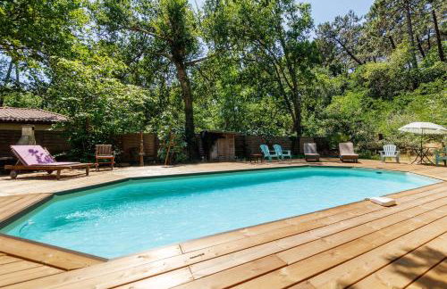 Cap Ferret Villa Grand Chalet Bois - Foto 36