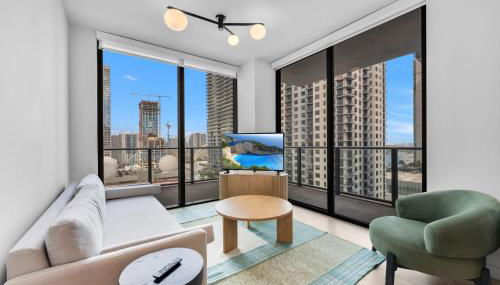 Chic Downtown Miami 2BR City Views Rooftop Pool - Foto 2