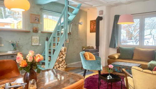 Kleine Kunstremise mit Holzofen Burg Freienfels - Photo 2