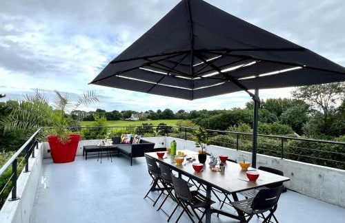 La Villa Océane, Elegante, Plages, GR34, 2-8 pers - Foto 11