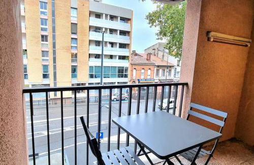 T2 Bohème - Balcon - Clim - Métro - WiFi - Foto 4