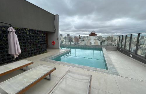 Top República, piscina, sauna, balada, compras, turismo e negócios - Foto 54