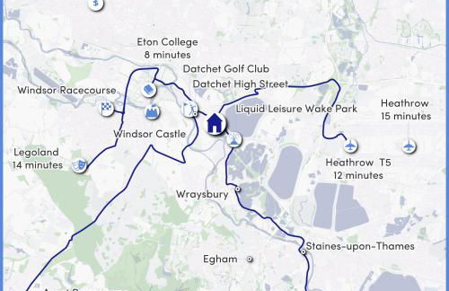 Radiant Retreat Datchet-12 mins to Heathrow close to Windsor ,Legoland, Eton and Slough - Foto 22