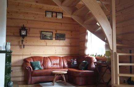 Domek jak z bajki - stylowy domek z bali z kominkiem - Foto 14