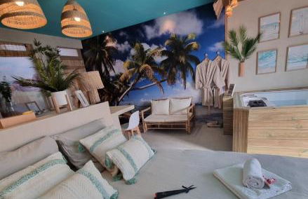 Les Spas de la Mer, Appart&Spa Aloha, 100m de la plage, Plein cœur du Grau - Photo 61