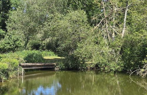 Chaumière entre rivière & champs, piscine privée - Foto 19