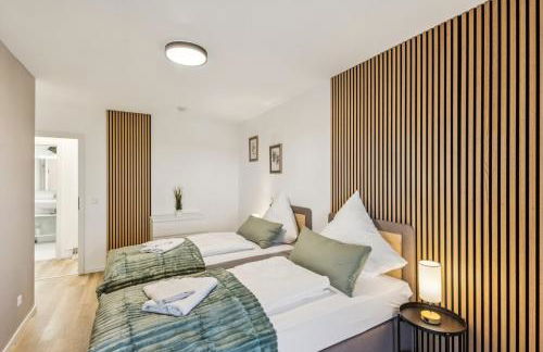 Skyview Apartment mit Balkon & Parkplatz - Foto 12