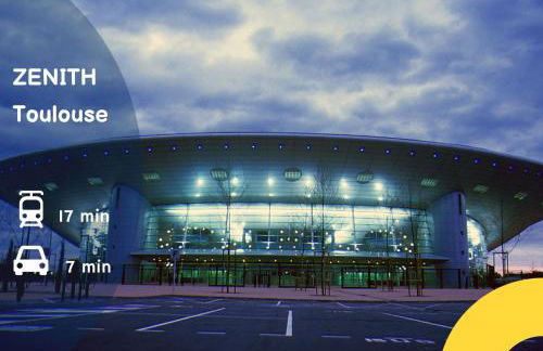 Appartement Ancely tout neuf déco aéro - parking gratuit - Proche Blagnac - Foto 24