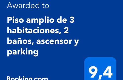 Piso amplio de 3 habitaciones, calefacción, ascensor y parking - Foto 12