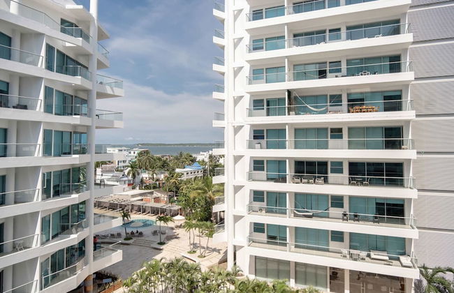 w Comfy 2BR w Ocean View and Pool in CTG - Foto 27