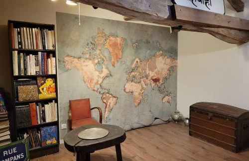 Yourte d'intérieur d'une demeure du 18e siècle en Anjou entre vignes et châteaux - Foto 5