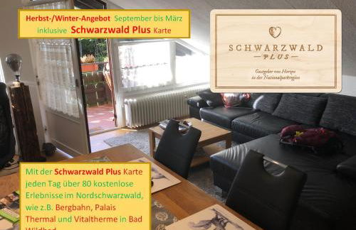 Ferienwohnung Kuckuck auf dem Sommerberg incl Schwarzwald Plus-Karte - 2 Zimmer 50qm - Foto 1