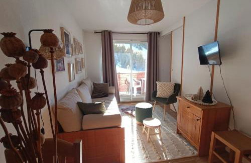 Appartement la Foux d'Allos vue sur la montagne - Foto 1