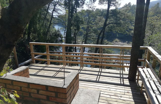 Wonderful Rustic Cabin 2, With Native Logs, on the Banks of the Trancura River - Foto 38