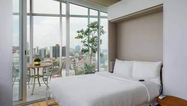 w Radiant Loft w Perfect View in Roma Norte - Foto 5, Habitación