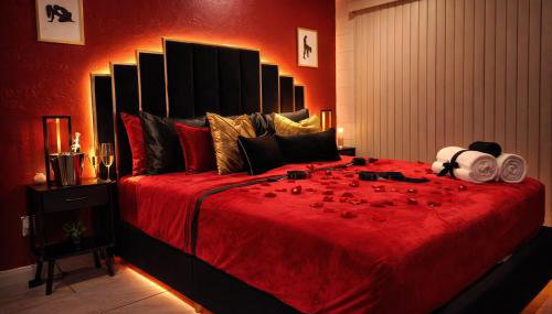 Red Chamber Hot Tub Couples Retreat - Foto 3