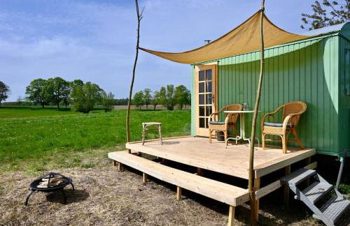 Bienenwagen Weitblick, Kamin, Sauna ganzjährig nutzbar - Foto 6