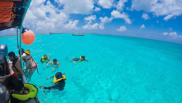 Incrível tour de snorkeling de dia inteiro para Cozumel Cielo Starfish Reef - Foto 2, Hora do mergulho livre. Você está pronto?