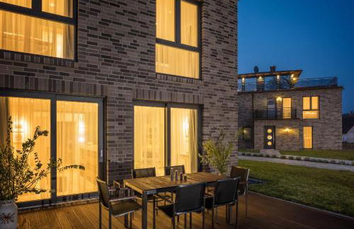 Villa Lotsenhäuser Rügen - Luxus Ferienhaus - 3 Schlafzimmer - Sauna - Dachterrasse mit Boddenblick - Foto 10