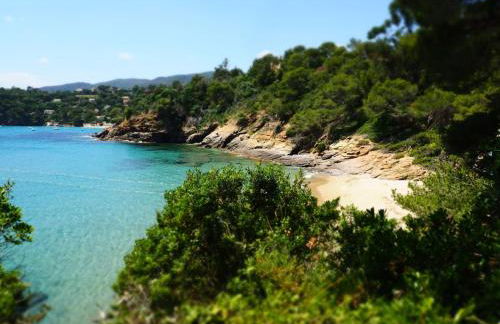 La Londe La Mer : appartement proche plages & vue superbe sur les îles d'or - Foto 45