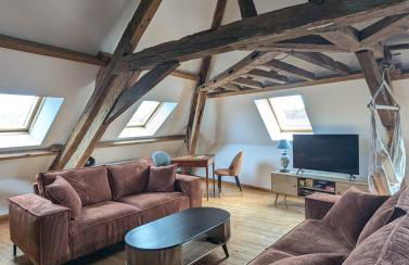 Appartement comble en centre ville de Bellême - Foto 3