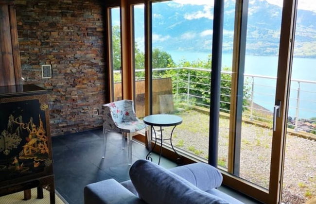 Chalet With Panoramic Views of the Mountains of the Oberland and Lake Thun - Foto 13
