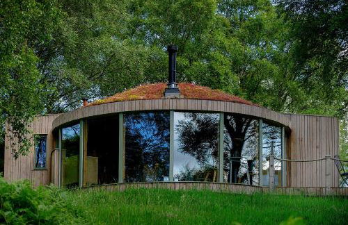 Craigmaddie Muir Roundhouse with Hot Tub Romantic, Luxury, Rural Stay for 2 Near Milngavie - Foto 8