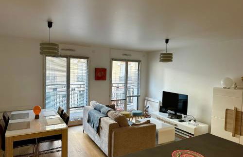 Appartement 2 pièces 57m2 Terrasse sur cour Proche Paris Porte Maillot - Foto 5