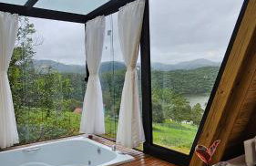 YESHUA - Cabana de Luxo com Hidro, Lago Natural e Adega - Foto 18