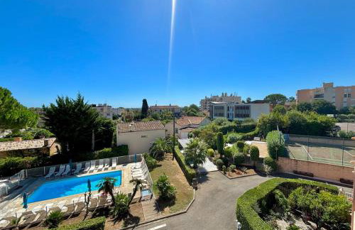 Grand studio climatisé, piscine, plage 5mn, parking gratuit - Foto 9