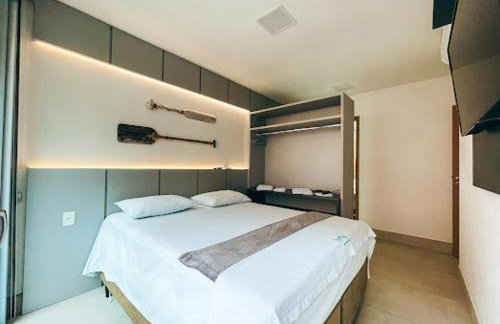 Apartamento com Piscina na Cobertura e Vista Panoramica do Mar da PRAIA GRANDE - Foto 9